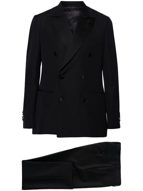 Lardini ダブルスーツ | ブルー | FARFETCH JP