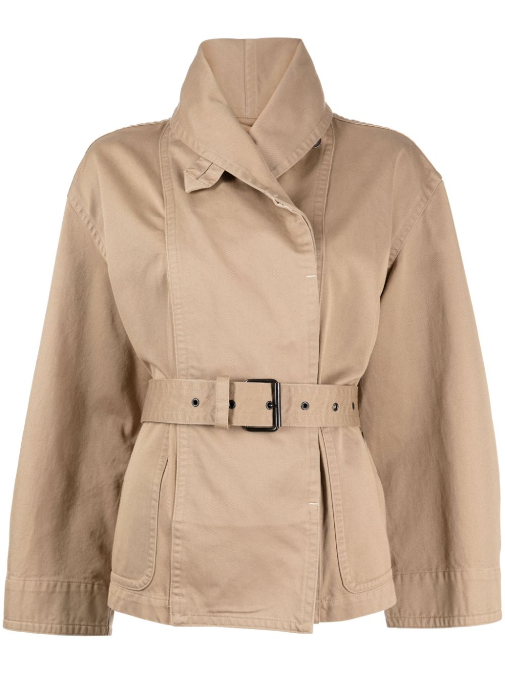 Image 1 of MARANT ÉTOILE Prunille belted cotton jacket
