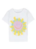 Stella McCartney Kids Medallion Sunshine cotton T-shirt - White