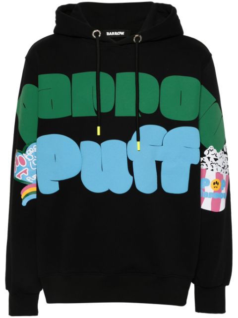 BARROW logo-print cotton hoodie