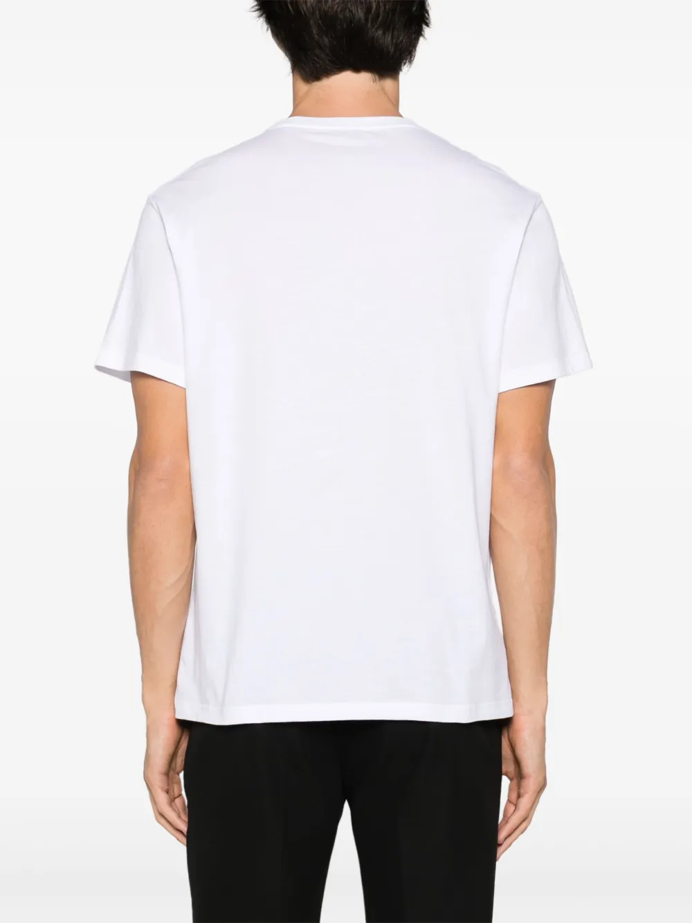 Alexander McQueen Katoenen T-shirt met bloemenprint Wit