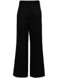 LouLou de Saison Idai high-waisted twill-weave palazzo pants - Black