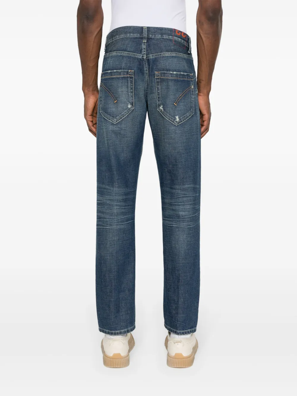 Shop Dondup Mius Slim-fit Jeans In 蓝色