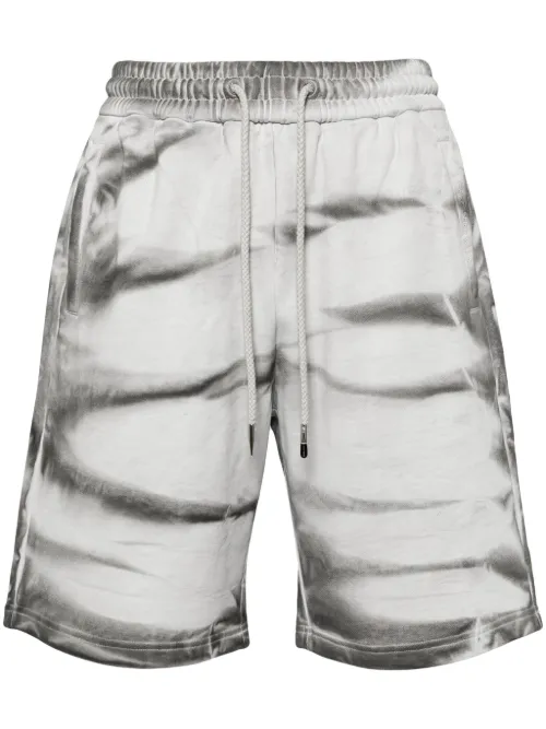 Short de sport à imprimé tie-dye - Feng Chen Wang - Modalova