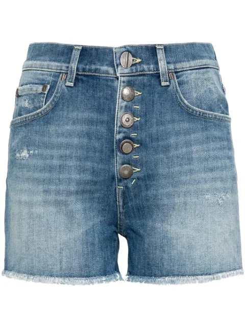 DONDUP shorts de mezclilla con tiro medio