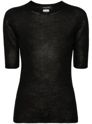 Pleats Please Issey Miyake Plissé short-sleeve T-shirt | Black