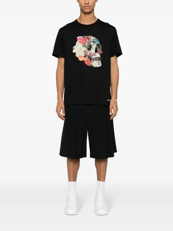 Alexander McQueen skull-print Cotton T-shirt | Black | FARFETCH