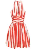 ZIMMERMANN Alight halterneck linen minidress - Red