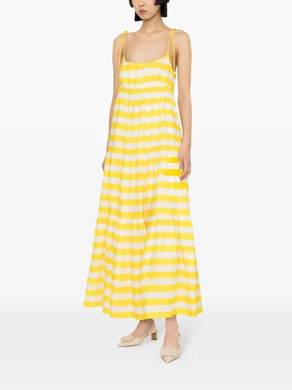 Zimmermann linen cheap panel dress