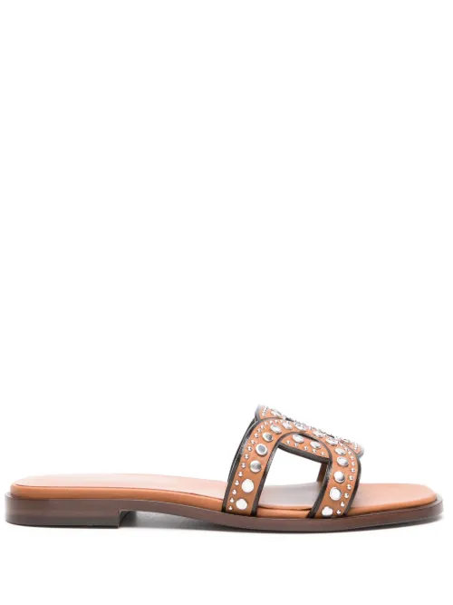 Sandales en cuir Kate à détails de clous - Tod's - Modalova