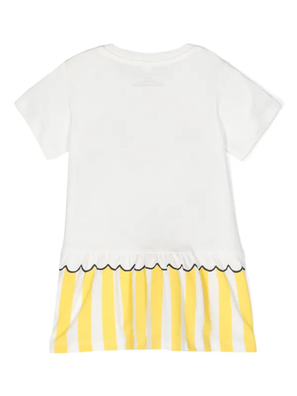 Stella McCartney Kids star-patch organic-cotton Jumper White