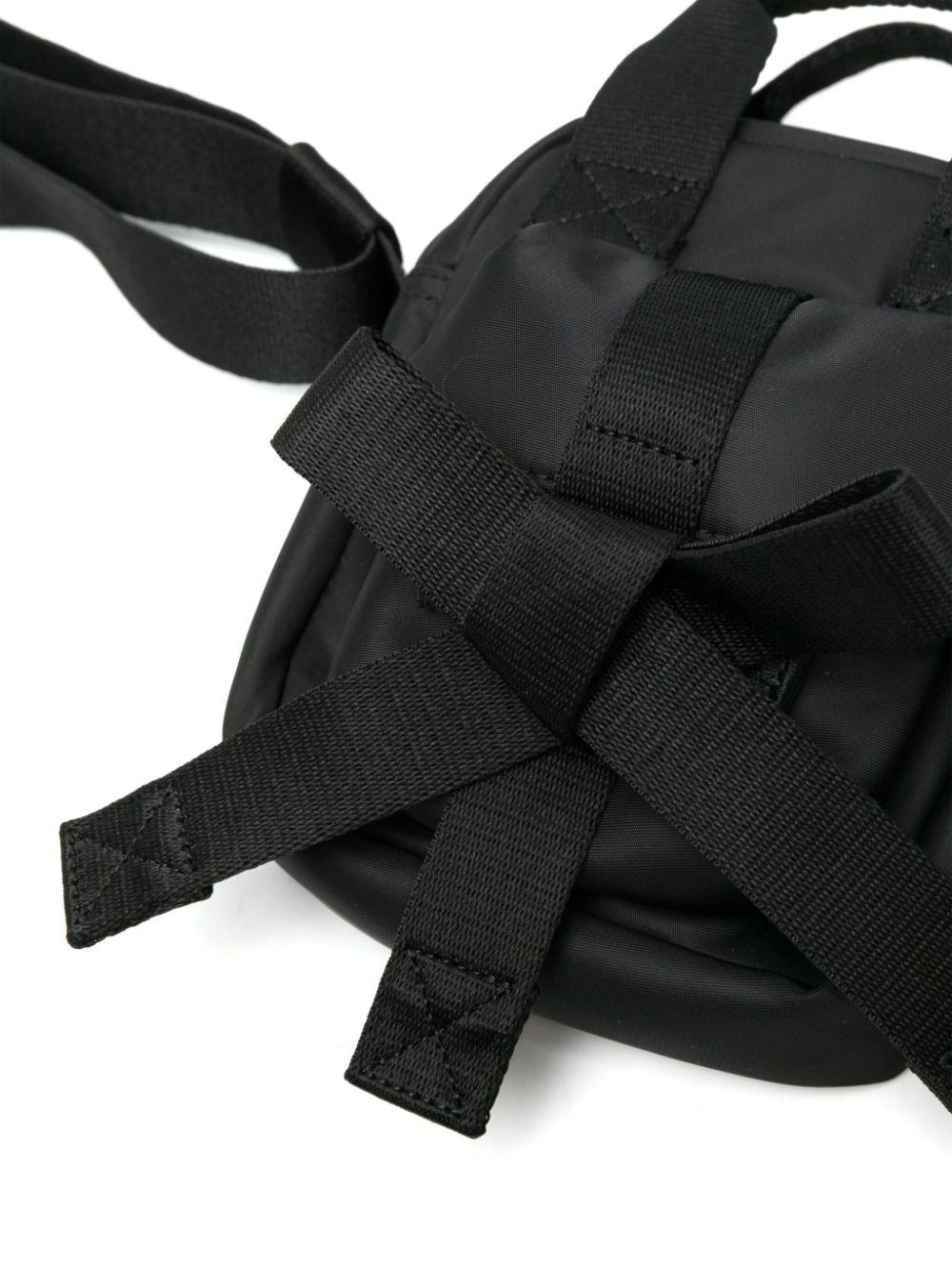 Shop Simone Rocha Embellished Bow Crossbody Bag In Black