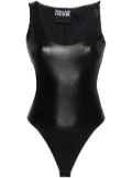 Versace Jeans Couture logo-lettering bodysuit - Black