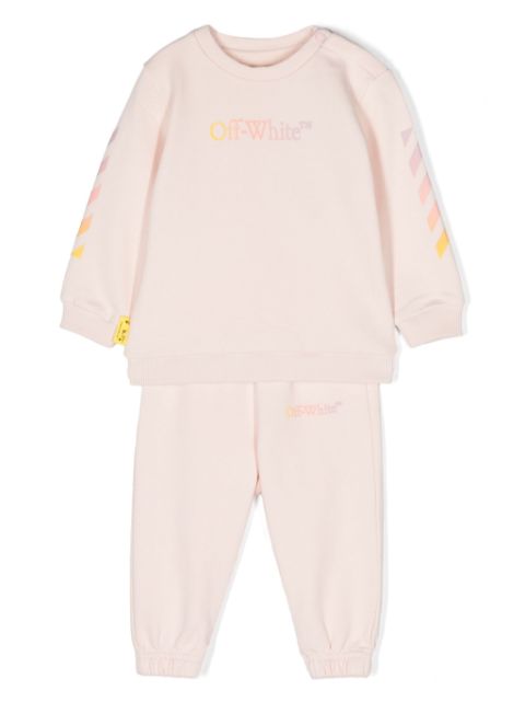 Off-White Kids Diag Stripe-print tracksuit set