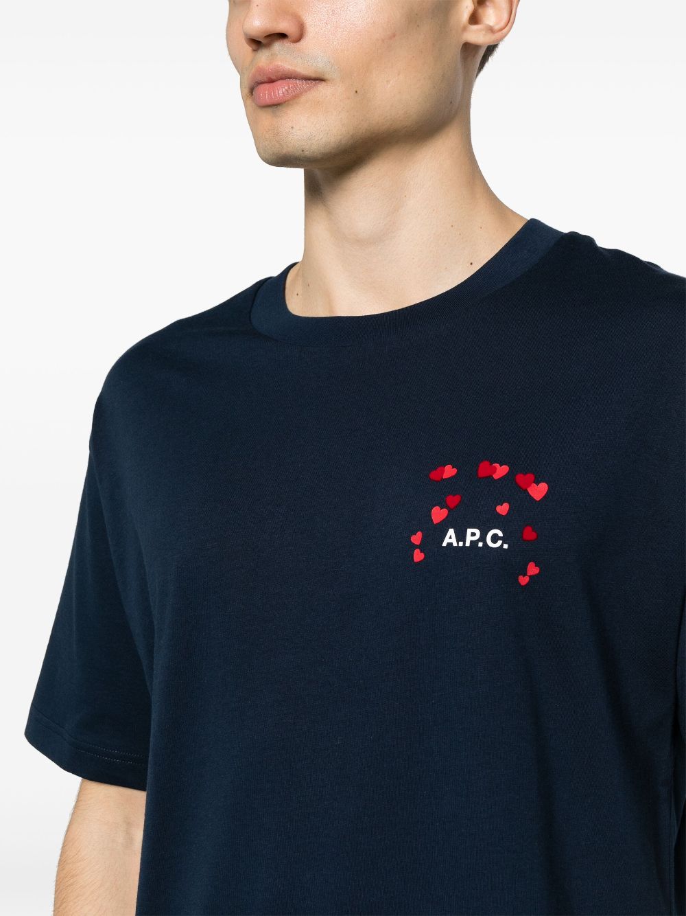 A.P.C. logo-print cotton T-shirt Women