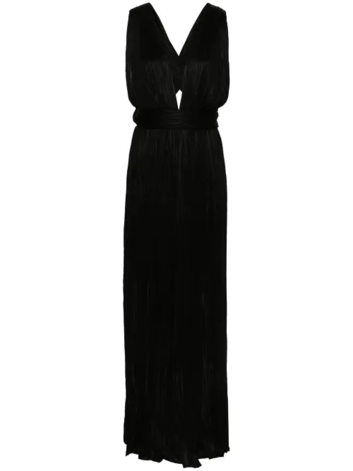 Robe longue Kim à design plissé - Maria Lucia Hohan - Modalova