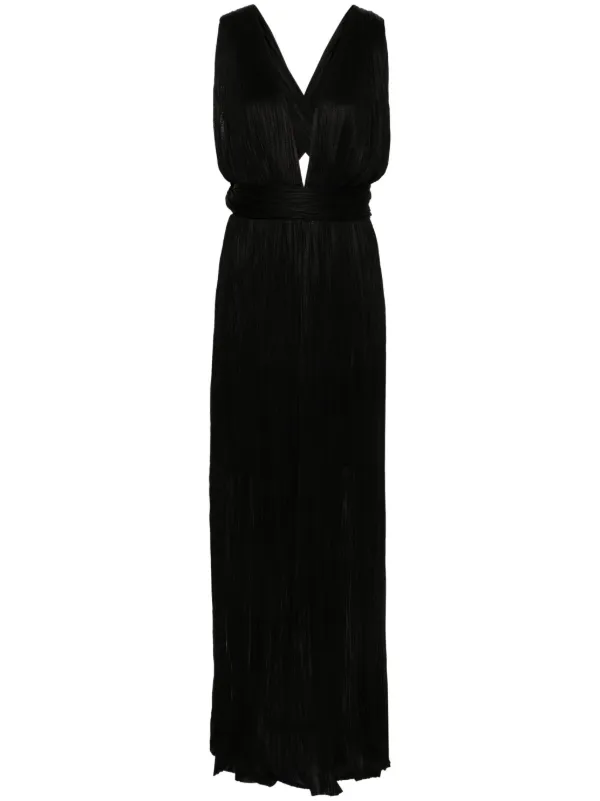 maxi dress silhouette Pink Abstract Print Maxi Dress | Trendy Women's Dresses
