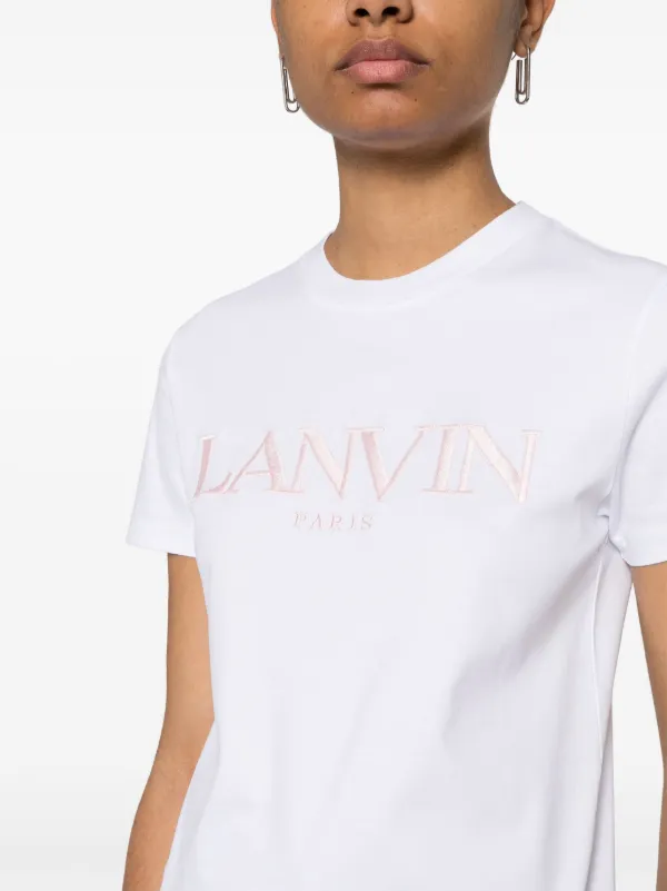 【関税込み】Lanvin ホワイト ロゴパッチ Tシャツ RW-TS0030-J208-P2401_1.jpg?