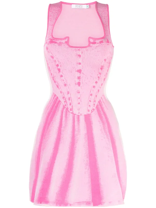 PH5 Poppy trompe-l'oeil Mini Dress | Pink | FARFETCH PH