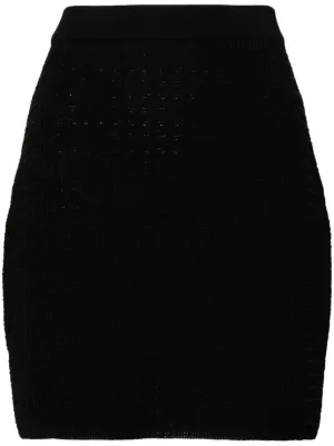 Givenchy 4G レザースカート | ブラック | FARFETCH JP