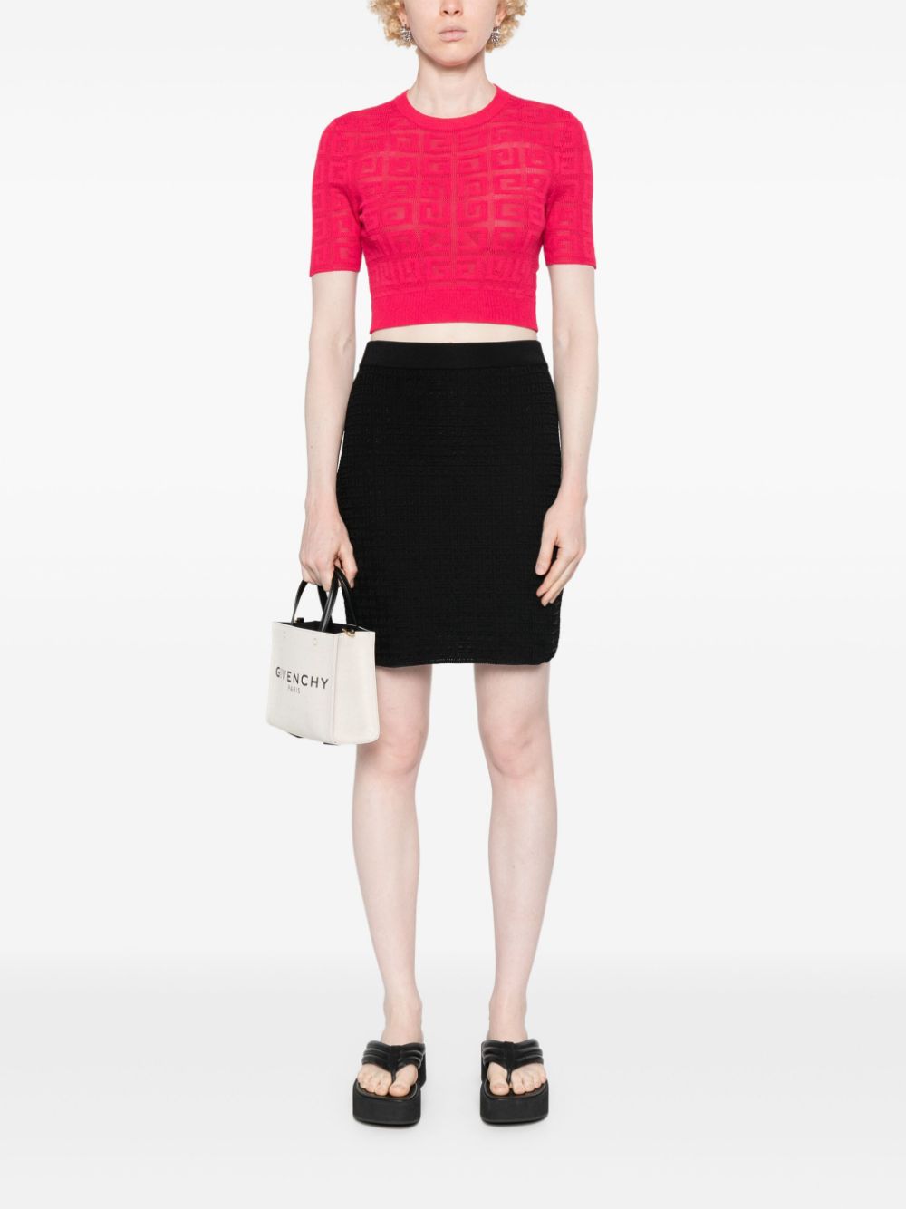 Givenchy 4G-jacquard skirt Women