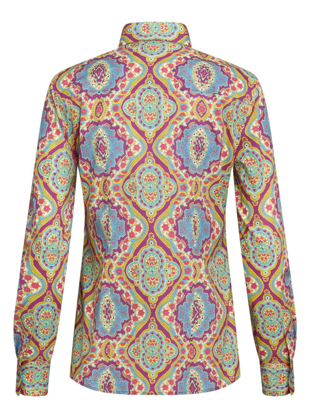 ETRO graphic-print cotton-blend shirt Women