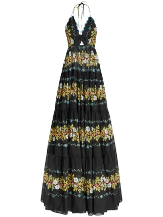 white christmas dresses Etro 2021 S/S Nautical Flag Cotton Dress – Recess