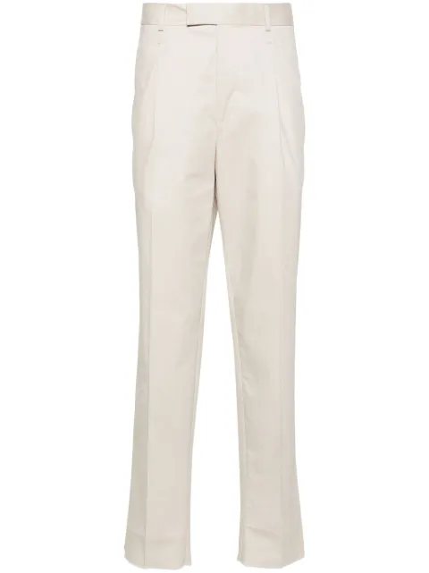 Zegna pantalones chinos con pinzas