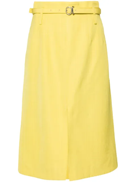 Jil Sander 66 A-line midi skirt