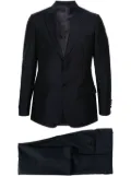 Lardini single-breasted wool blend suit - Blue