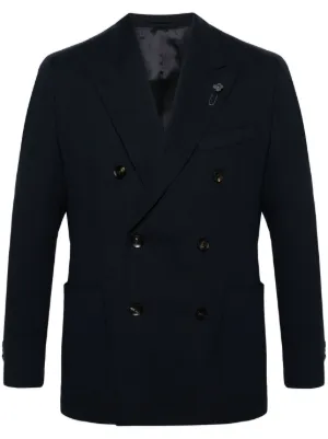 Giorgio Armani Upton ダブルジャケット | ブルー | FARFETCH JP