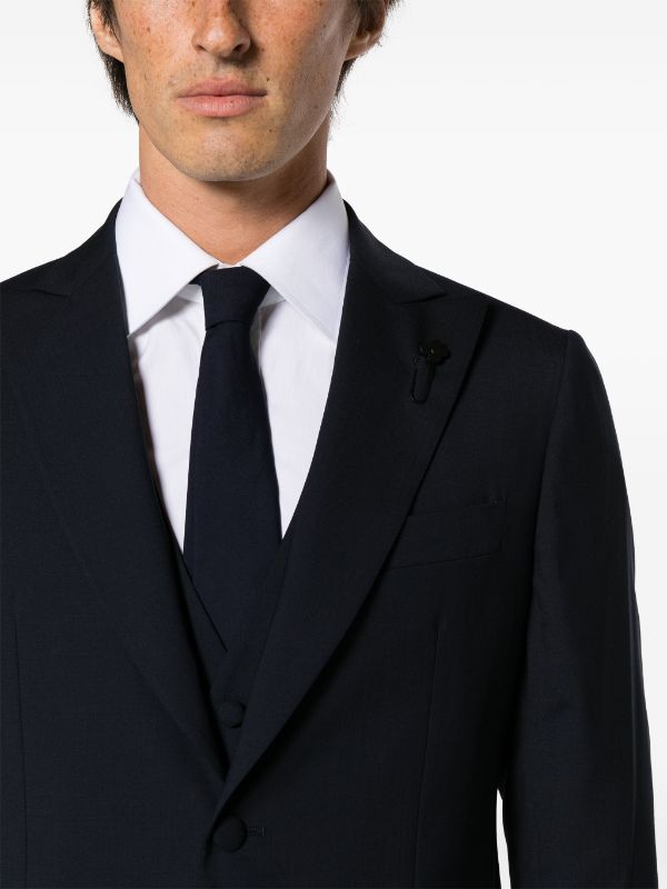 Lardini single-breasted Wool Suit Set - Farfetch