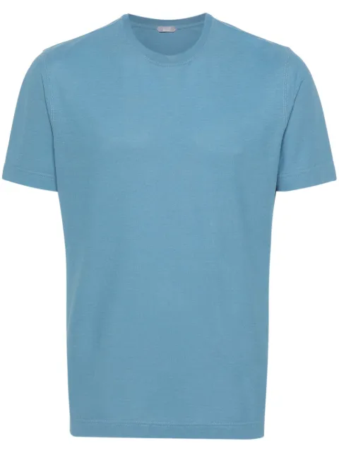 Zanone t-shirt en coton à manches courtes