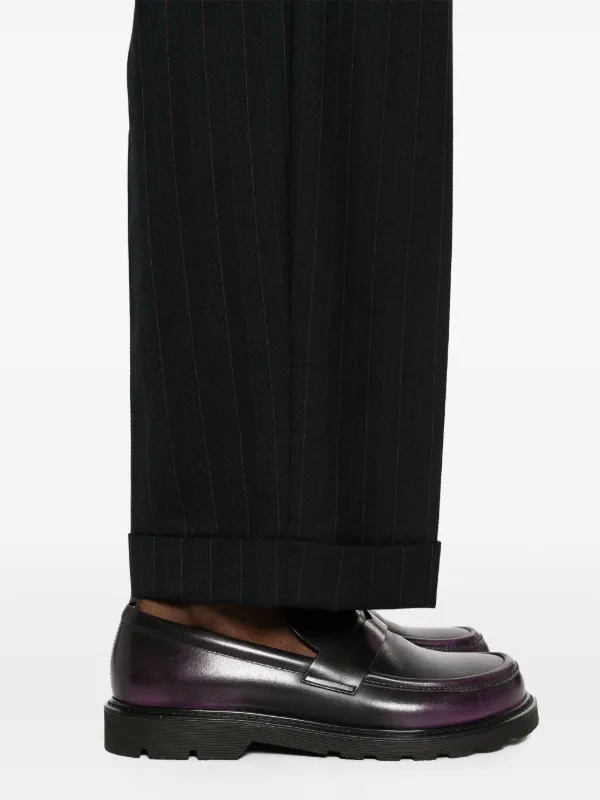 Miu Miu high-waisted Pinstripe Tailored Trousers | Blue