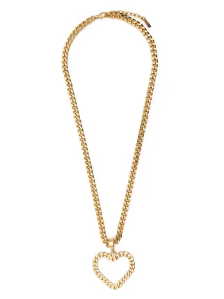 MOSCHINO ゴールドハートネックレス | Boutique888