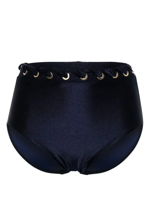 ZIMMERMANN Alight high-waist bikini bottoms