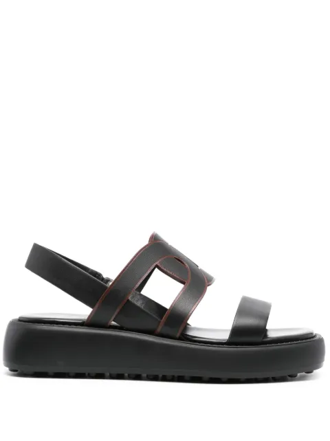 Tod's sandalias con abertura del logo