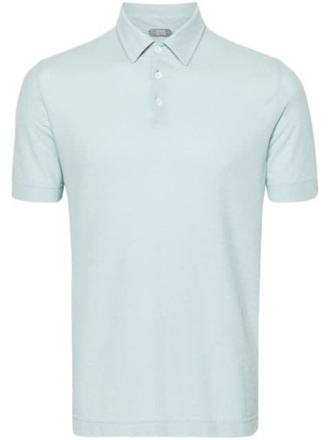 Zanone short-sleeve cotton polo shirt