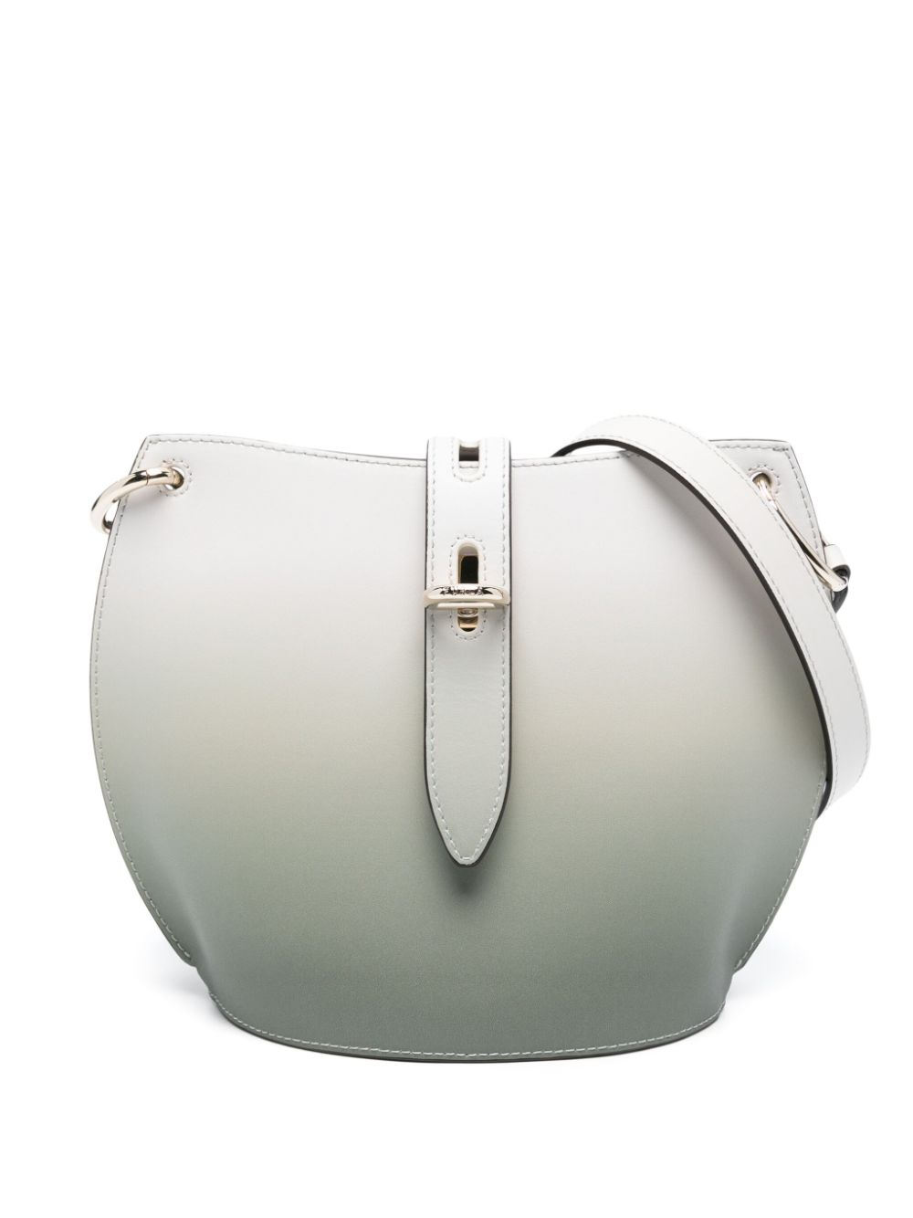 Furla Unica Gradient Leather Bag In White