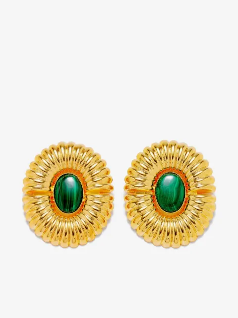 DESTREE embossed stud earrings