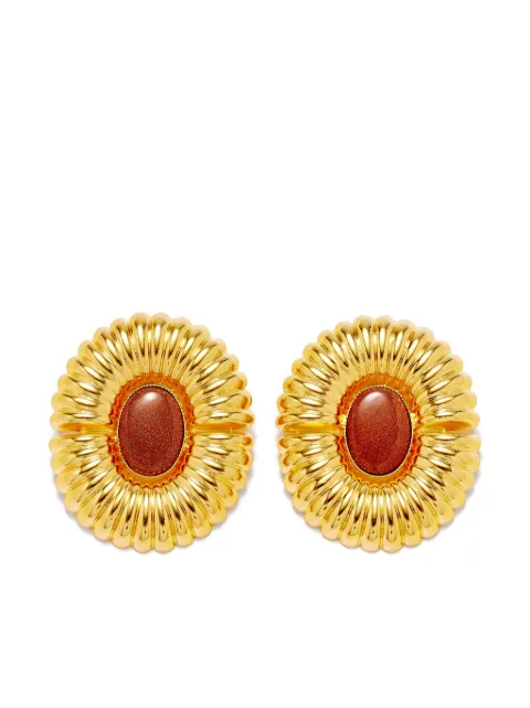 DESTREE embossed stud earrings