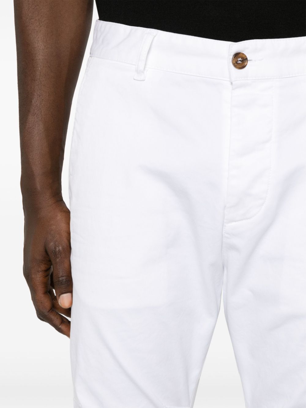 Shop Dsquared2 Sexy Tapered Trousers In White