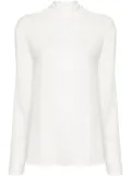 Fabiana Filippi roll-neck blouse - White