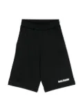 Balmain Kids logo-print jersey shorts - Black