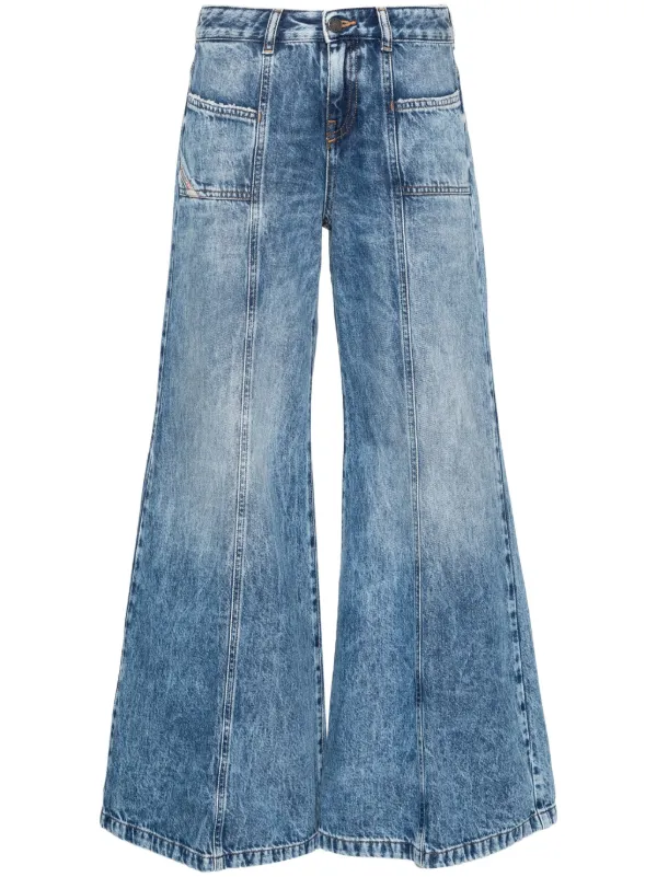 Flared jeans diesel sales