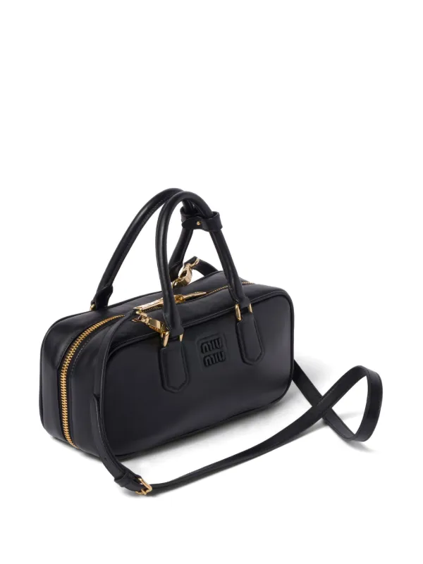 Miu Miu Mini Arcadie Tote Bag | Black | FARFETCH