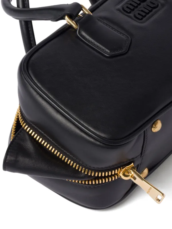 Miu Miu Mini Arcadie Tote Bag | Black | FARFETCH