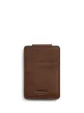 Shinola Navigator magnetic money-clip card holder - Brown