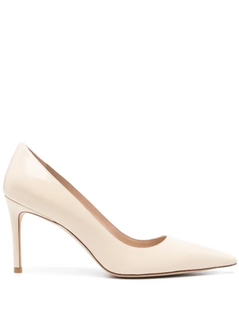 Stuart Weitzman Stuart 85mm レザーパンプス