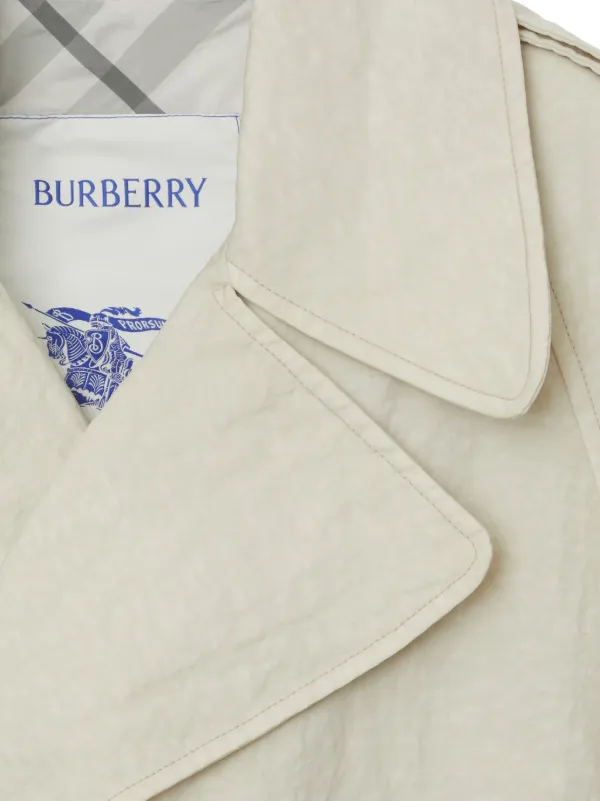 Burberryバーバリー ダブルブレスト トレンチコート 9AR Burberry ダブルブレスト トレンチコート | グリーン | FARFETCH JP